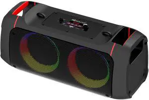 IQ Sound IQ-3504BT Bass Glow Go Portable Bluetooth Speaker with Tws Stereo Pairing, Dual 4" Drivers, Bluetooth 5. Wireless IQ Sound IQ-3504BT Bass Glow Go Portable Bluetooth Speaker with Tws Stereo Pairing, Dual 4" Drivers, Bluetooth 5. Wireless