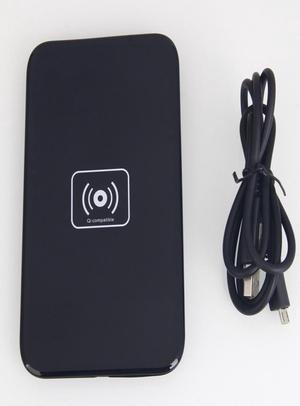 NEW  2 in1 QI Wireless Charger Pad for Nokia Lumia 920 LG Nexus4 HTC 8X + Cable Black