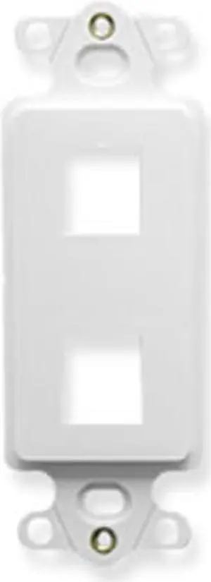ICC IC107DI2WH Decorex Insert; 2-Port, ABS, White