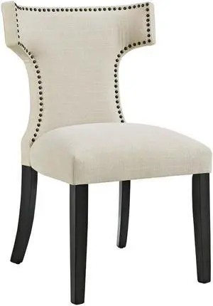 Curve Fabric Dining Chair