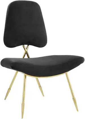 Ponder Upholstered Velvet Lounge Chair