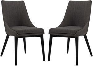Viscount Dining Side Chair Fabric 
Set of 2