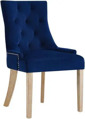 Pose Velvet Dining Chair