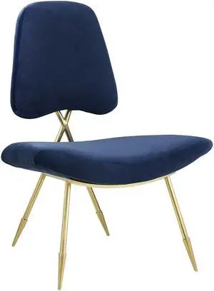 Ponder Upholstered Velvet Lounge Chair