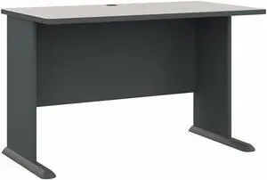 Bush Business Furniture Series A 48W Desk, Slate/White Spectrum