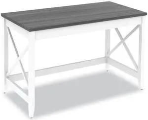 Farmhouse Writing Desk, 47.24" x 23.62" x 29.53", Gray