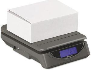 Brecknell 25lb Electronic Postal Shipping Scale 8 x 6 Platform Gray PS25