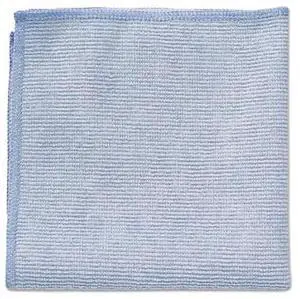 Rubbermaid Commercial Microfiber Cleaning Cloths 12 x 12 Blue 24/Pack 1820579