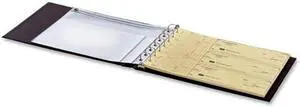 Cardinal Check Binder Seven-Ring D-Ring Reference 1" Cap Other Black 35000