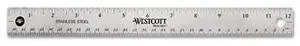 Acme United Corporation ACM10415 Ruler- 12in. Long- Stainless Steel