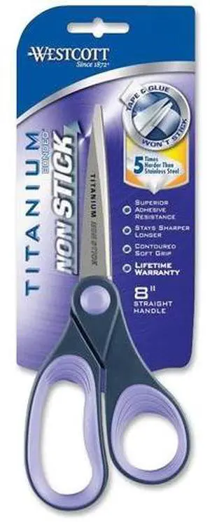 Westcott Scissors,8",Ttm,Nonstk,Gy 14910