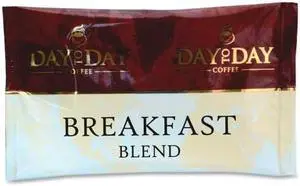 PapaNicholas Coffee  23003 Day to Day Coffee 100% Pure Coffee, Breakfast Blend, 1.5 oz Pack, 42 Packs/Carton, 1 Carton