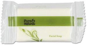 Pure & Natural Body & Facial Soap, .75 oz, Fresh Scent, White 1000/Carton