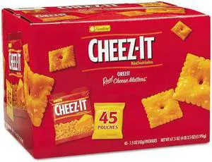 Sunshine Cheez-it Crackers, 1.5 oz Pack, 45 Packs/Box