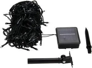 Solar Power 200 LED Light String Fairy Xmas Garden Party Green Waterproof 22M