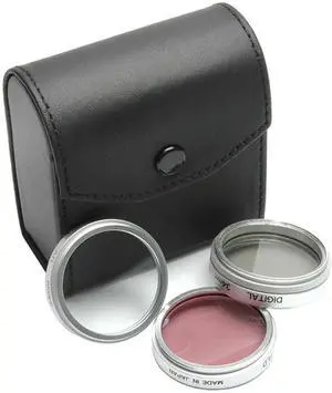 Crystal Optics 3-Piece Filter Kit (34mm UV/FLD/PL) - Silver