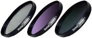 Vivitar 3-Piece Multi-Coated Glass Filter Kit (72mm UV/FLD/CPL)
