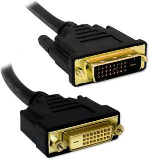 DVI-D Dual Link Cable M/F - 6ft