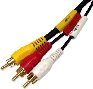 Composite Audio / Video Cable M/M - 50ft