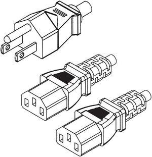 NA Oval AC Powercord - 6ft