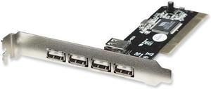 4 Ext Ports, 1 Int USB 2.0 PCI Card