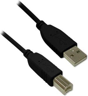 USB 2.0 AB Cable M/M - BK, 15ft