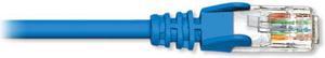 Cat6A Patch Cable, Solid - BL, 14ft Blue