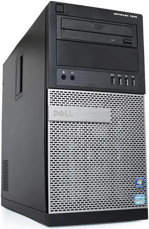 Dell Optiplex 7010 Tower Quad Core i5 3470 3.2Ghz 16GB DDR3 RAM 120GB SSD Hard Drive Windows 10 Pro