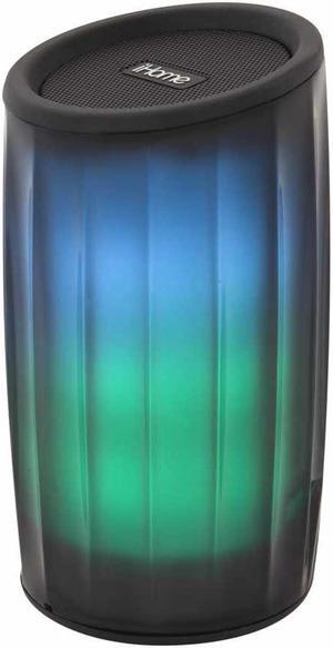 iHome Bluetooth Color Changing Portable Speaker Black Speakers and Alarm Clocks
