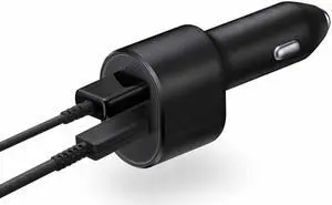 Samsung Dual Super Fast Car Charger 60W (45W+15W) Black Car Chargers Samsung Dual Super Fast Car Charger 60W (45W+15W) Black Car Chargers