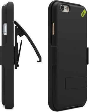 PureGear Black Hip Hard Shell Case With Holster for iPhone 6  6s 98101VRP
