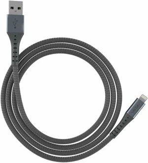 Ventev Charge/Sync Alloy Lightning Cable 10ft Steel Gray Charge/Sync Cables Ventev Charge/Sync Alloy Lightning Cable 10ft Steel Gray Charge/Sync Cables