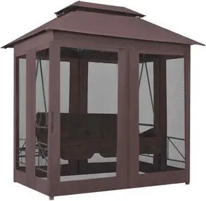 Outdoor Swing - Coffee