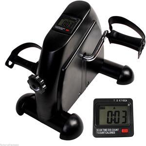 Mini Pedal Exerciser Cycle Fitness Indoor Exercise Bike 4 Legs w/ LCD Display