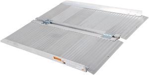 3 Ft Folding Medical Mobility Wheelchair Threshold Ramp