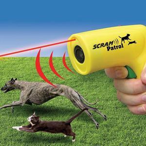 Ultrasonic Scram Patrol Dog Repeller Chaser Stop Barking Attack Animal Protection