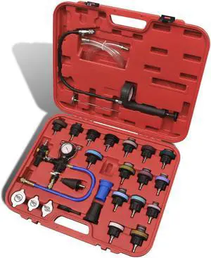 27 pcs Radiator Pressure Tester with Vacuum Purge and Refill Kit