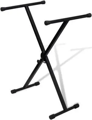 Adjustable Single Braced Keyboard Stand X-Frame