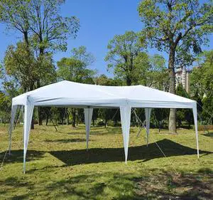 Outdoor 10' x 20' Easy Pop Up Canopy Tent - White