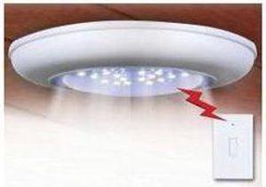 Wireless Ceiling Wall LED Light w/ Remote Control