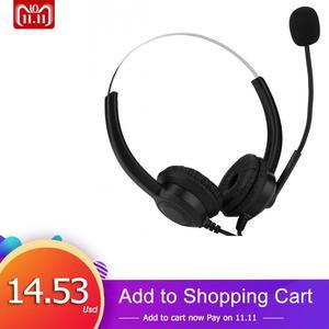 VBESTLIFE Call Center Headset Microphone Noise Cancelling USB Headphone Computer PC Volume Control Mute Switch Home Office 2018