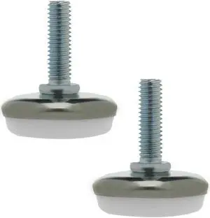 M6 x 20 x 30 Leveling Feet Protector Floor Round Base Leveler for Desk Leg 2pcs M6 x 20 x 30 Leveling Feet Protector Floor Round Base Leveler for Desk Leg 2pcs