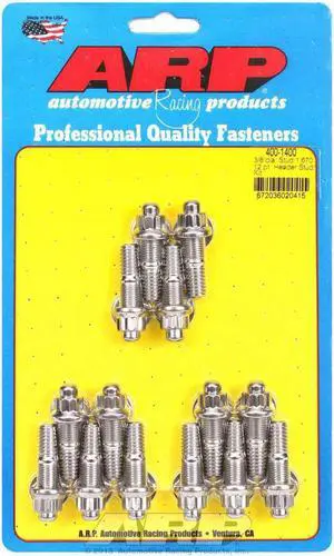 ARP 400-1400 3/8 x .750 SS 12pt header stud kit
