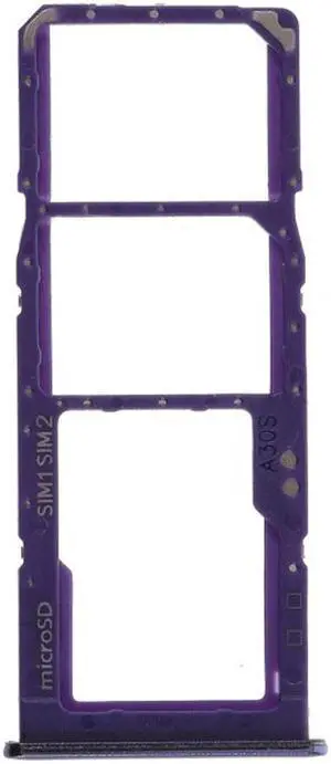 SIM Tray Micro SD Card Tray Holder Slot Replacement Part For Samsung Galaxy A30s A307F / A50s A507F (Purple)