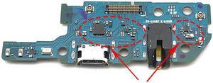 Dock Connector Micro USB Charger Charging Port Flex Cable Microphone Board For Samsung Galaxy A20 A202F