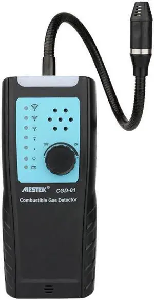 MESTEK CGD01 Gas Analyzer Meter Automotive Combustible Gas Sensor Detector Air Quality Monitor Gas Leak Detectors with Alarm