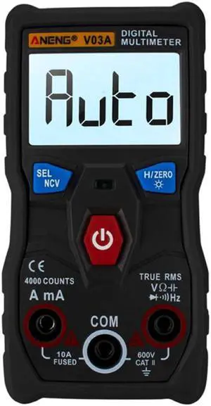 ANENG V03A Analog Measurement Digital Multimeter Esr Meter Multimeter Auto Power Off Testers Tools For Auto Ac Mutimetro - Black