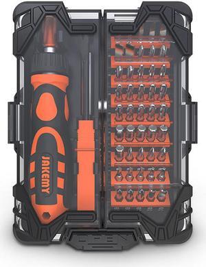 NEW JAKEMY JM-6124 Precision Mini Screwdriver Set with Adjustable Labor-saving Ratchet Handle for Household DIY Repair