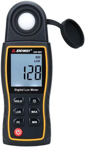 SNDWAY SW-582 200000Lux Digital Light Meter Luxmeter Lux / FC Meters Mini Spectrometer Luminometer Photometer UV Meter UV Radiometer