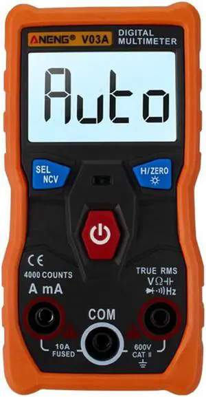ANENG V03A Analog Measurement Digital Multimeter Esr Meter Multimeter Auto Power Off Testers Tools For Auto Ac Mutimetro - Orange